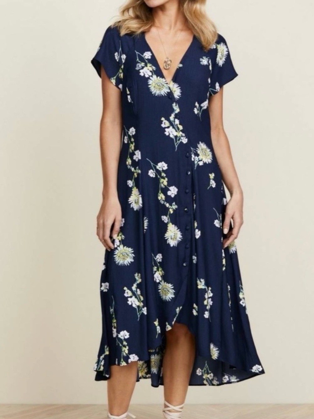 Free People Lost In You Midi Dress Size M